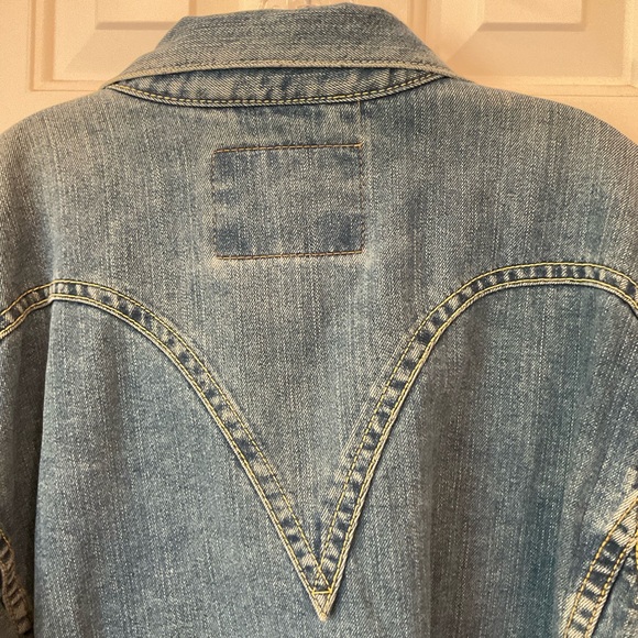 Levis Type 1 Denim Men’s Jacket Size XL, Great condition, Western Yoke & Details - Picture 10 of 16